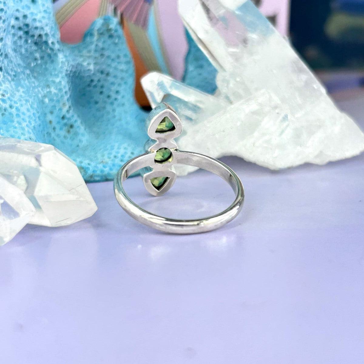 Peridot Gemstone Women's Ring