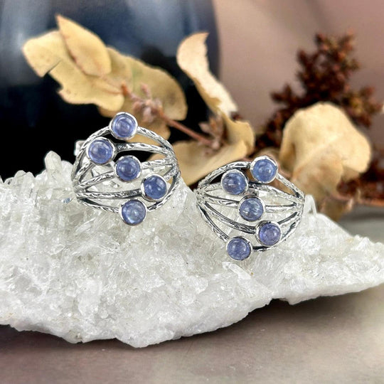 Tanzanite Cluster Ring