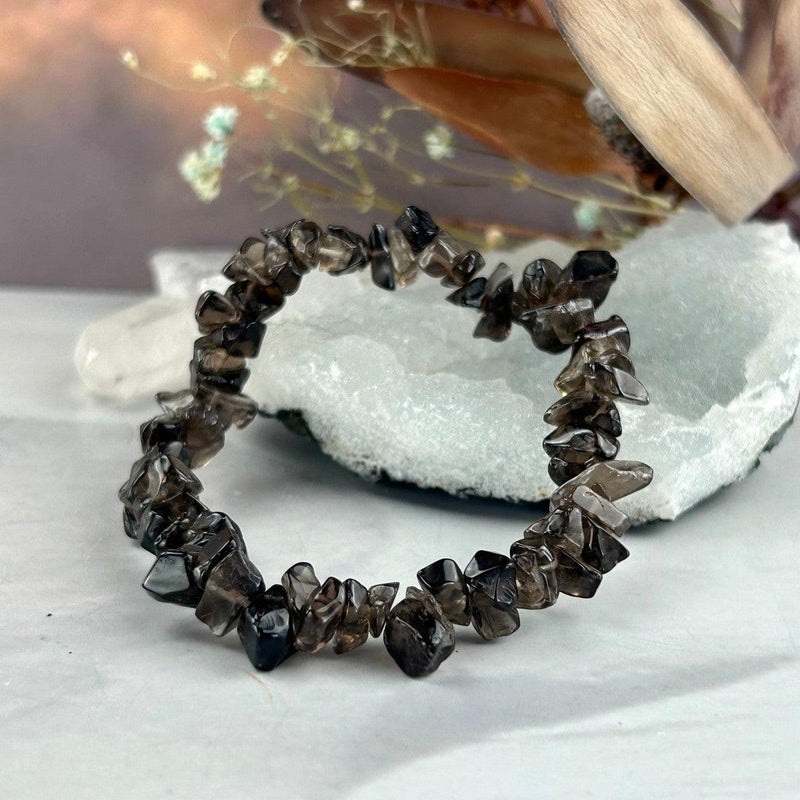 Brown Crystal Bead Bracelet