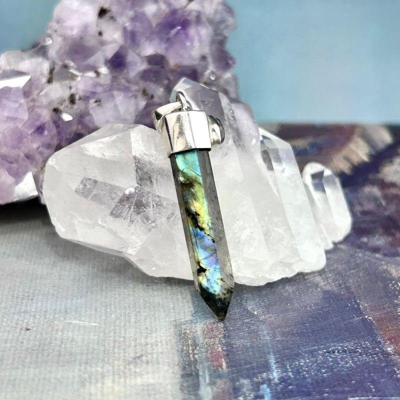 Rainbow Labradorite Pendant