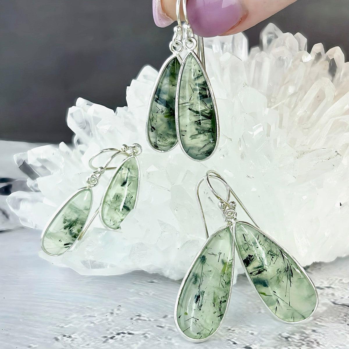 Prehnite With Epidote Jewellery