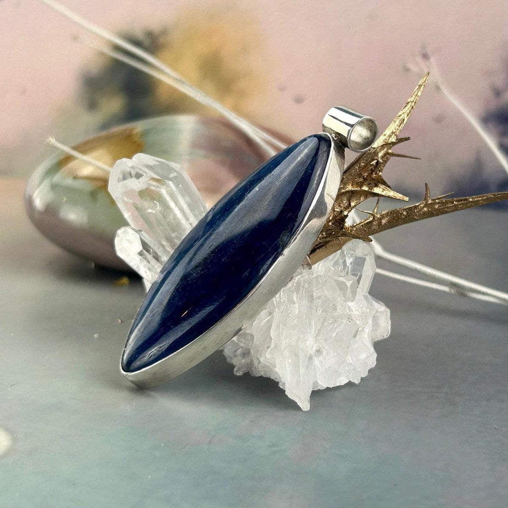 Marquise Shaped Kyanite Pendant