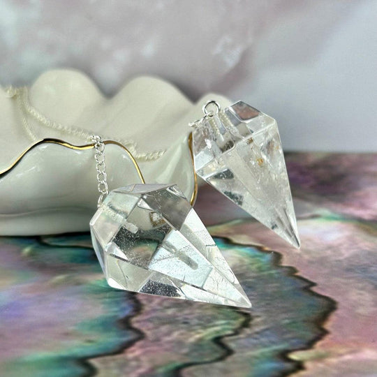 Clear Quartz Pendulum