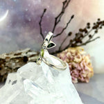 Peridot Dragonfly Ring