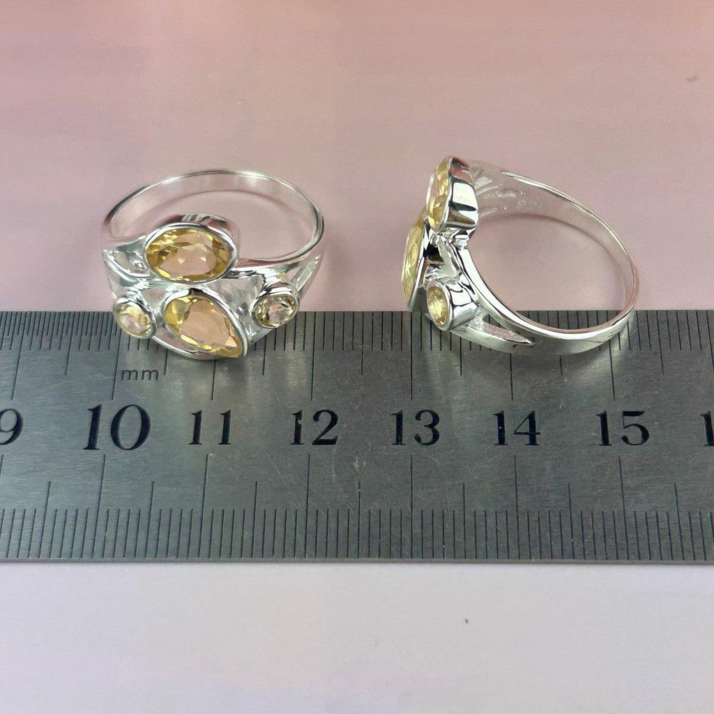 Fancy Citrine Ring