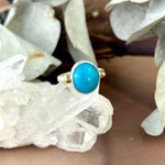 Round Turquoise Ring