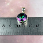 Mystic Topaz Round Pendant