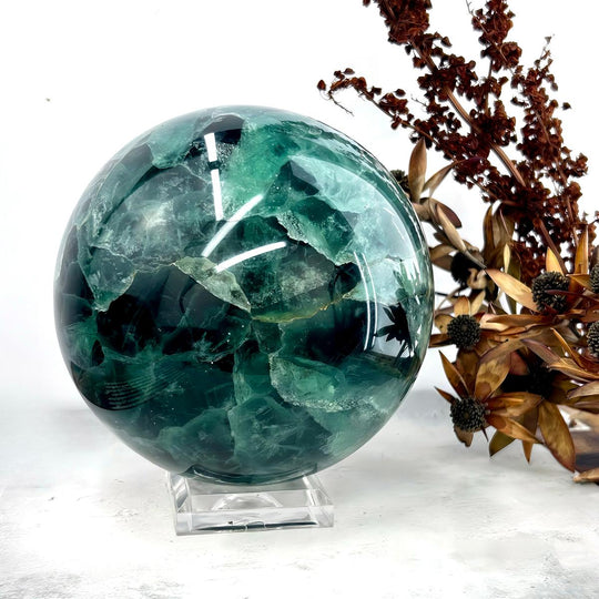 Rainbow Fluorite Crystal Ball 3kg