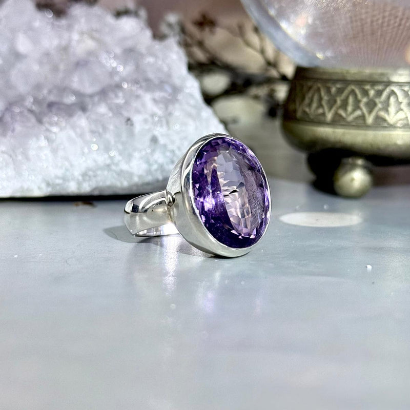 Amethyst Cocktail Ring