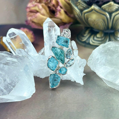 Apatite And Blue Topaz Jewellery
