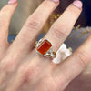 Mixed Bright Coloured Crystal Ring