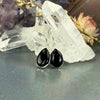 Black Stone Sterling Silver Earrings