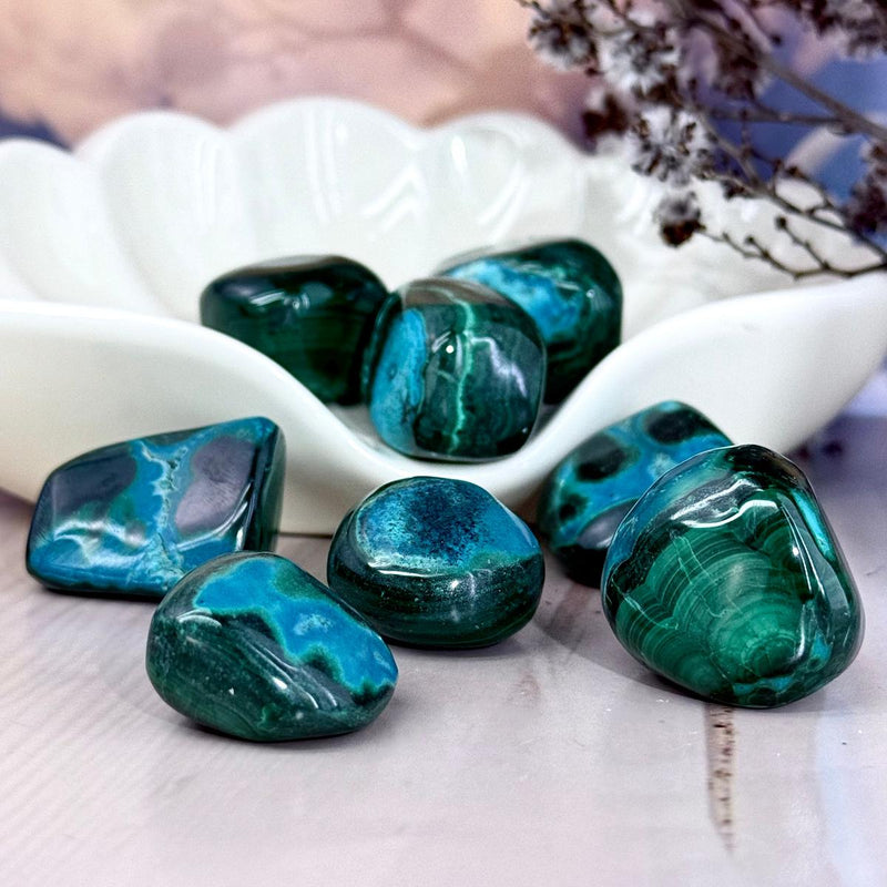 Malachite And Chrysocolla Stone
