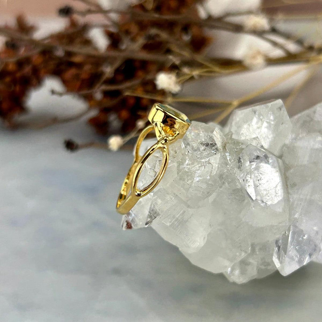 Gold Blue Topaz Jewellery