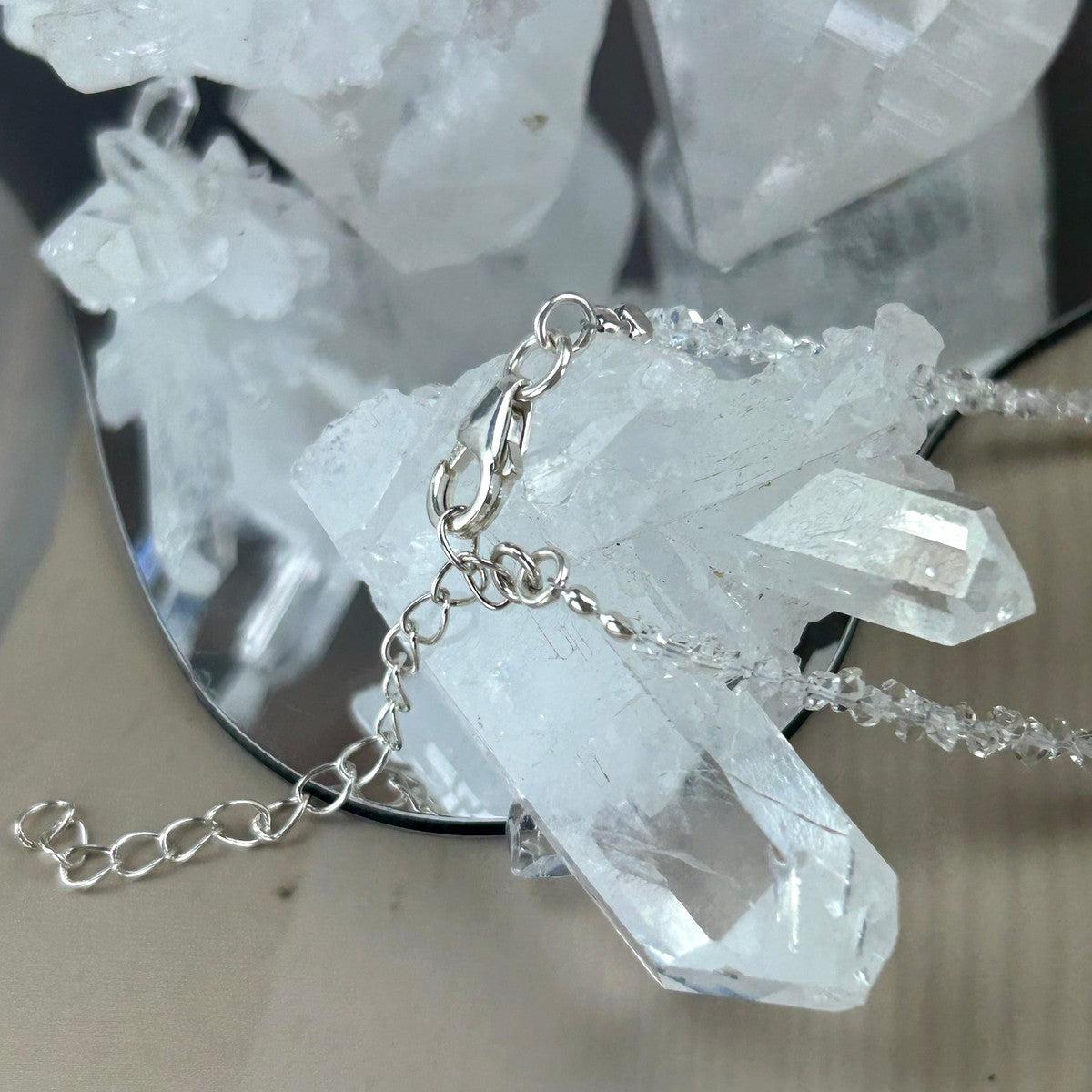 Herkimer Diamond Crystal Necklace