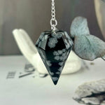 Black And White Crystal Pendulum