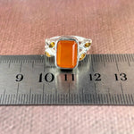 Carnelian Crystal Ring