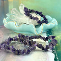 Amethyst Crystal Chip Bracelet
