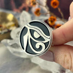 Black Onyx Eye Of Horus Ring