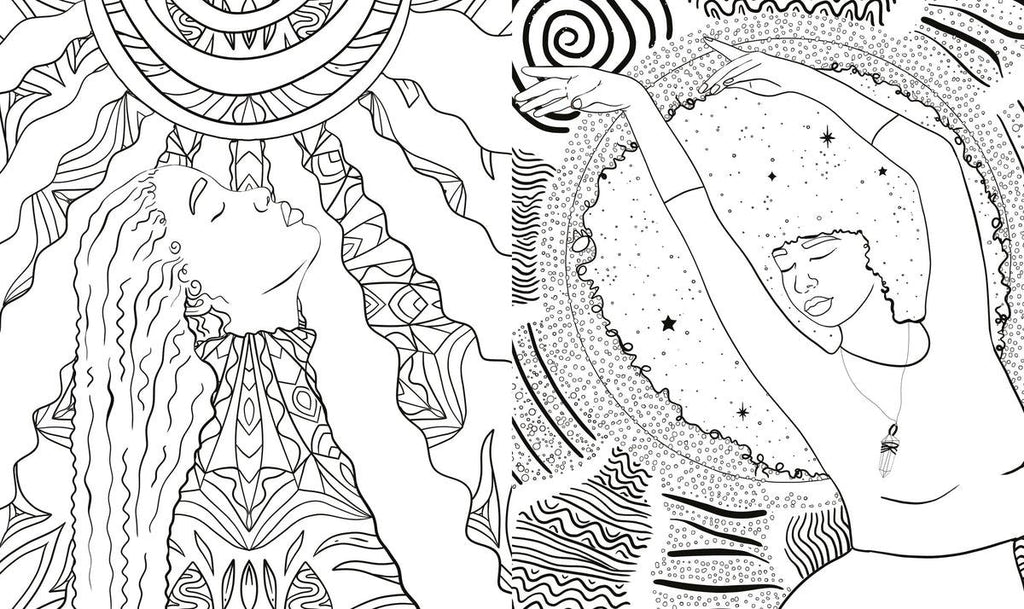 The Divine Feminine Self-Discovery Coloring Journal
