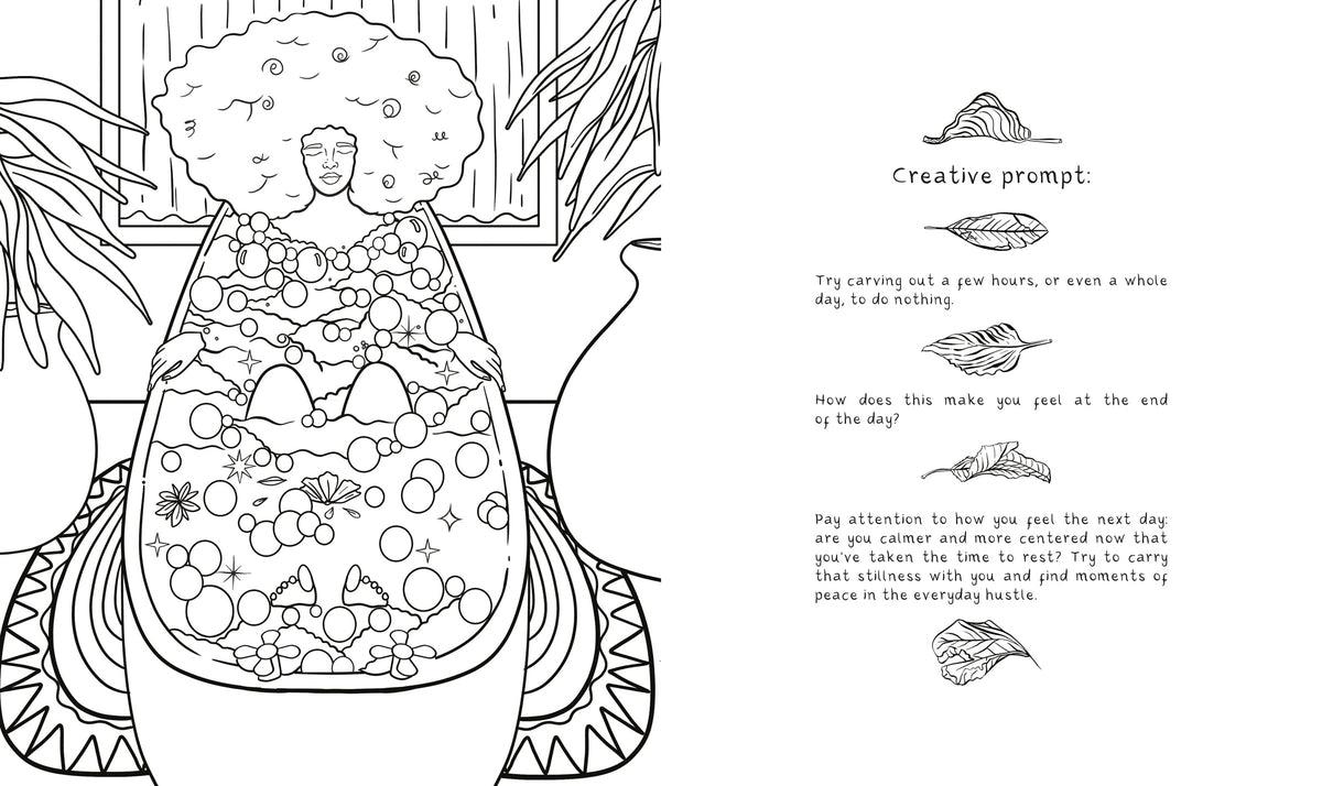 The Divine Feminine Self-Discovery Coloring Journal