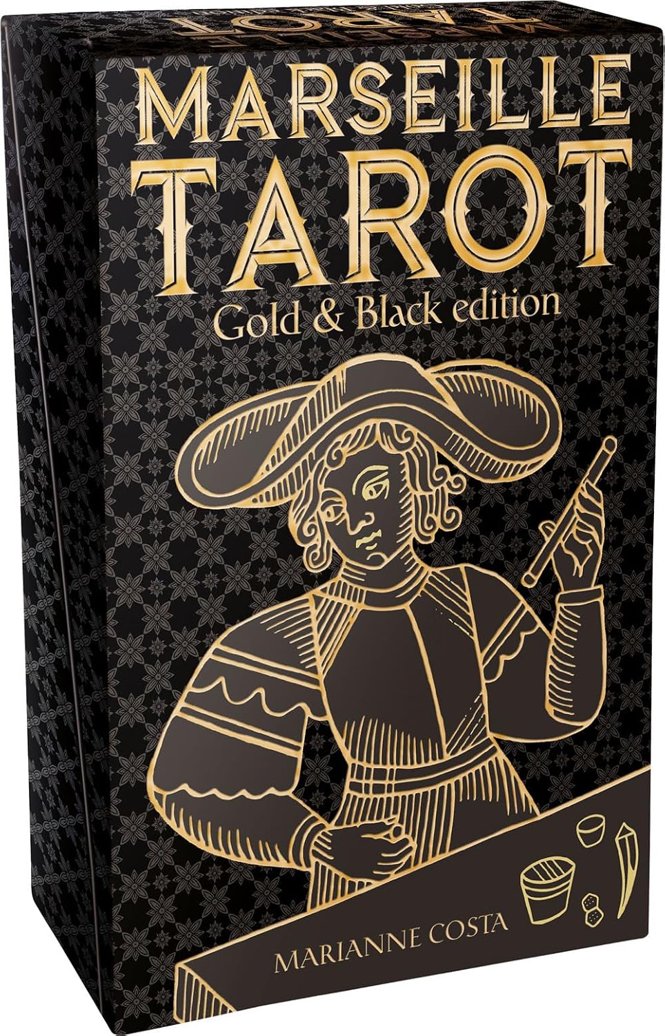 Tarot Of Marseille, Gold & Black Edition
