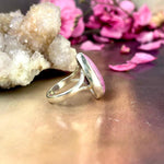 Cobalto Calcite Crystal Ring