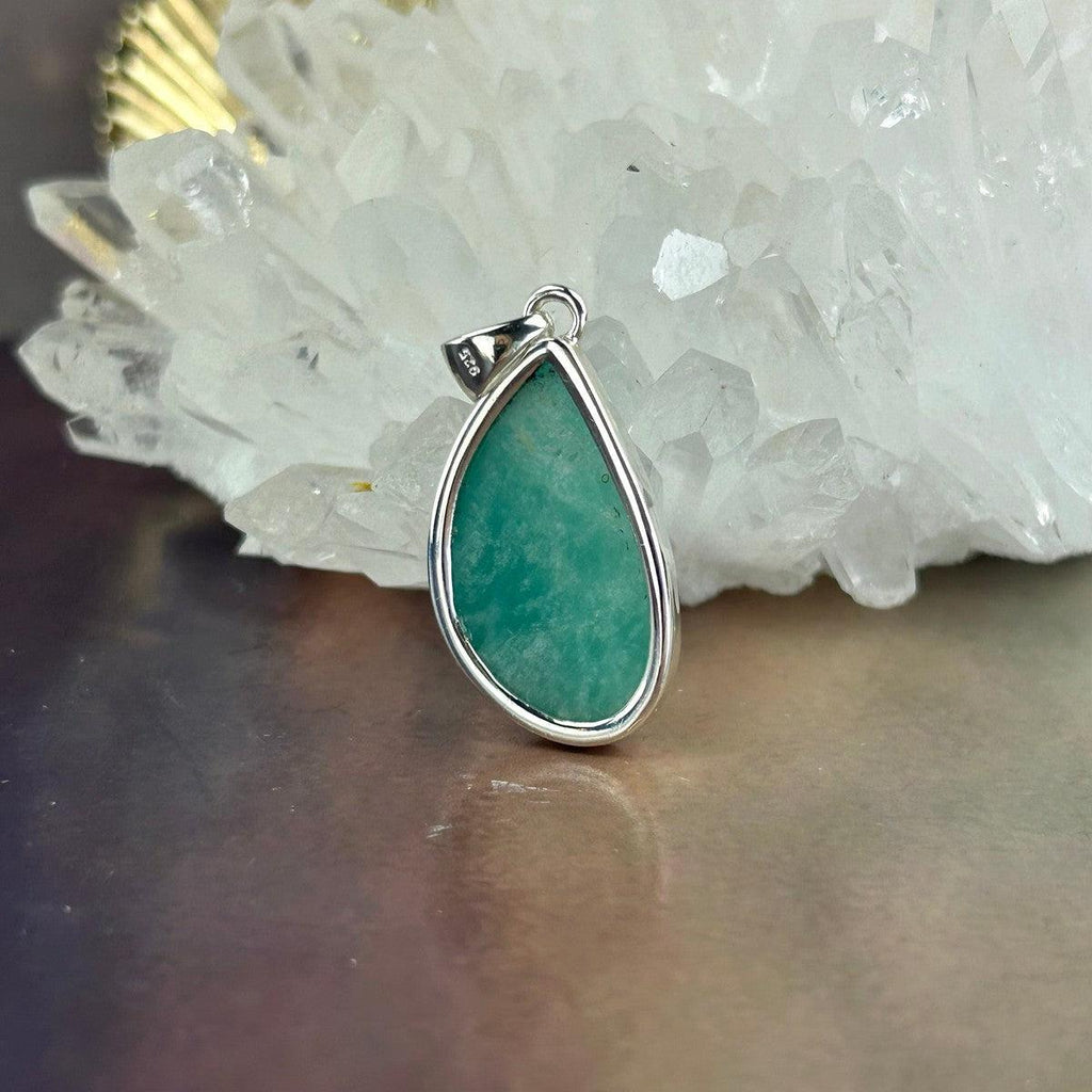 Pale Green Stone Pendant