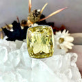 Lemon Quartz Gemstone Ring