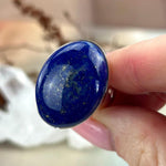 Royal Blue And Gold Stone Ring