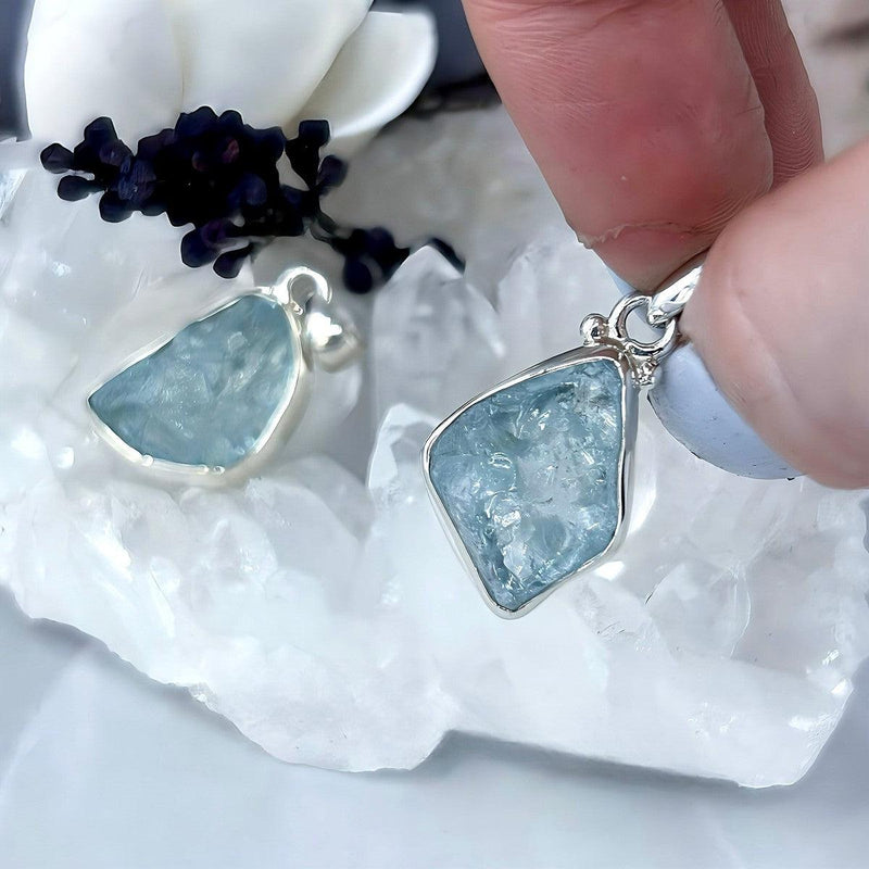 Rough Cut Aquamarine Jewellery