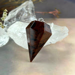 Brown And Black Crystal Pendulum