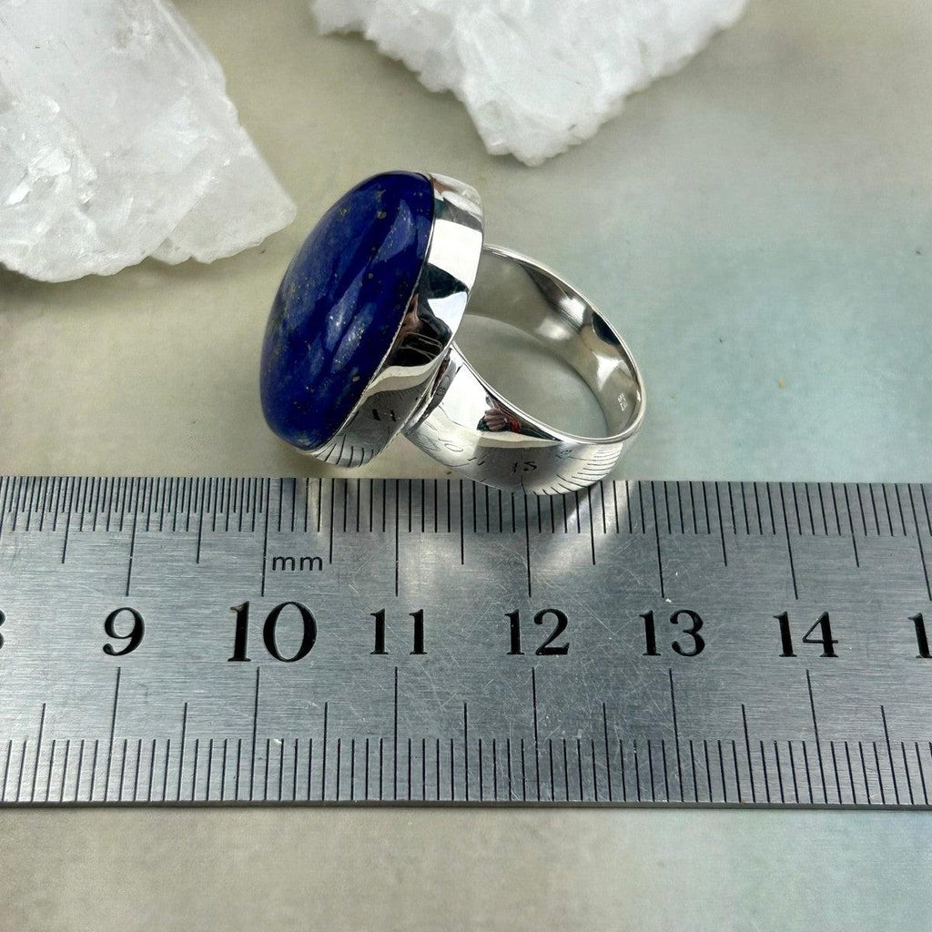 Lapis Lazuli Crystal Ring