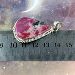 Large Pink Stone Teardrop Pendant