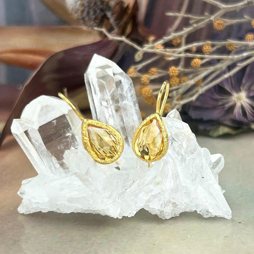 Citrine Yellow Gold Jewellery