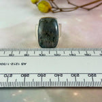 Labradorite Rectangle Ring