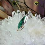 Vibrant Crystal Silver Pendant