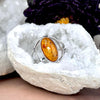 Baltic Cognac Amber Oval Ring