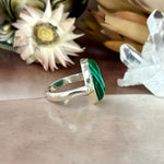 Malachite Sterling Silver Ring