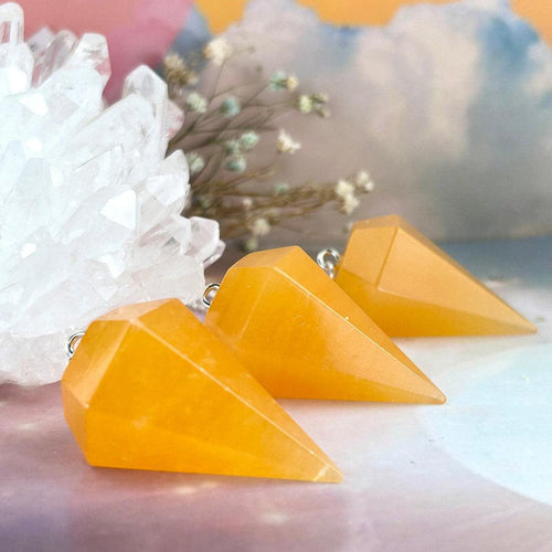 Calcite Crystal Pendulum
