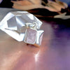 Square Cut Gemstone Pendant