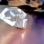 Square Cut Gemstone Pendant