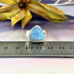 Labradorite Trillion Cut Ring