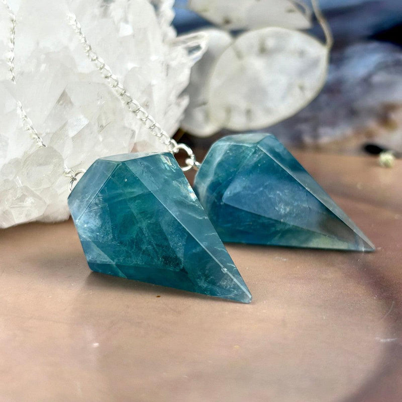 Blue And Green Fluorite Pendulum