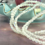 Moonstone Elastic Bead Bracelet