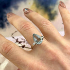 Aquamarine Gemstone Ring