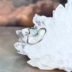 Assorted Gemstone Teardrop Cut Wave Ring