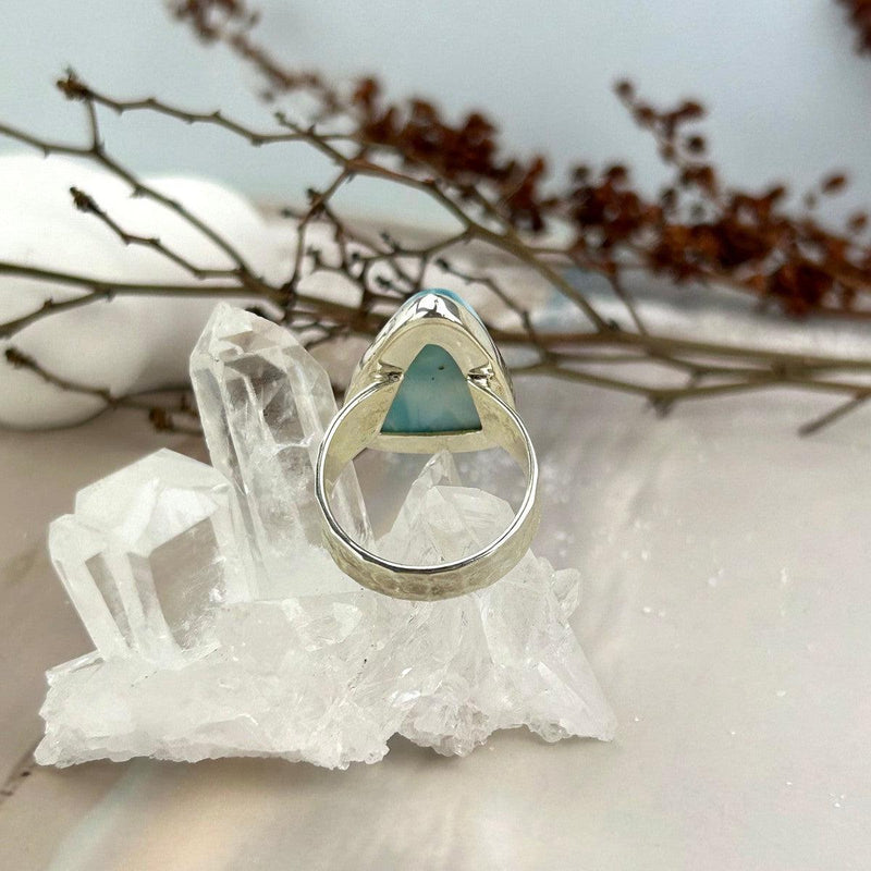 Genuine Larimar Ring