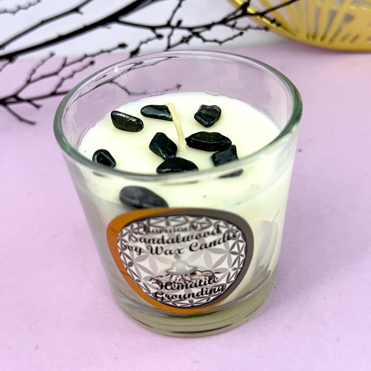 Grounding Crystal Candle