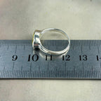 Lemon Quartz Sterling Silver Band
